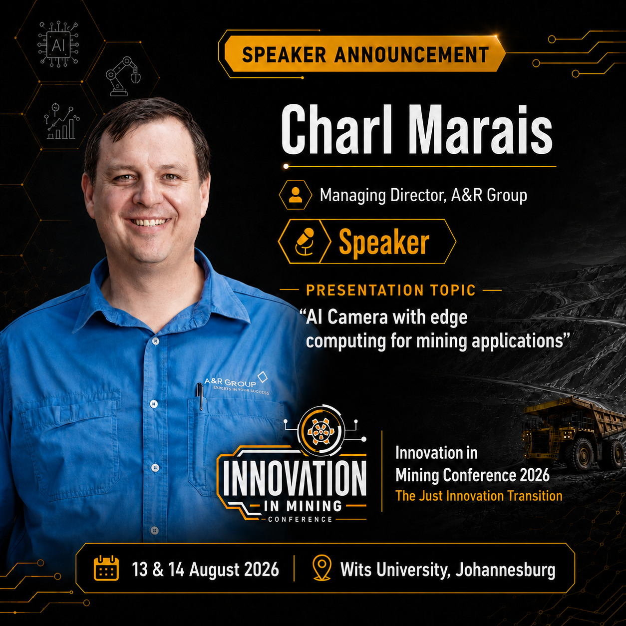 Charl Marais, Managing Director, A&R Group