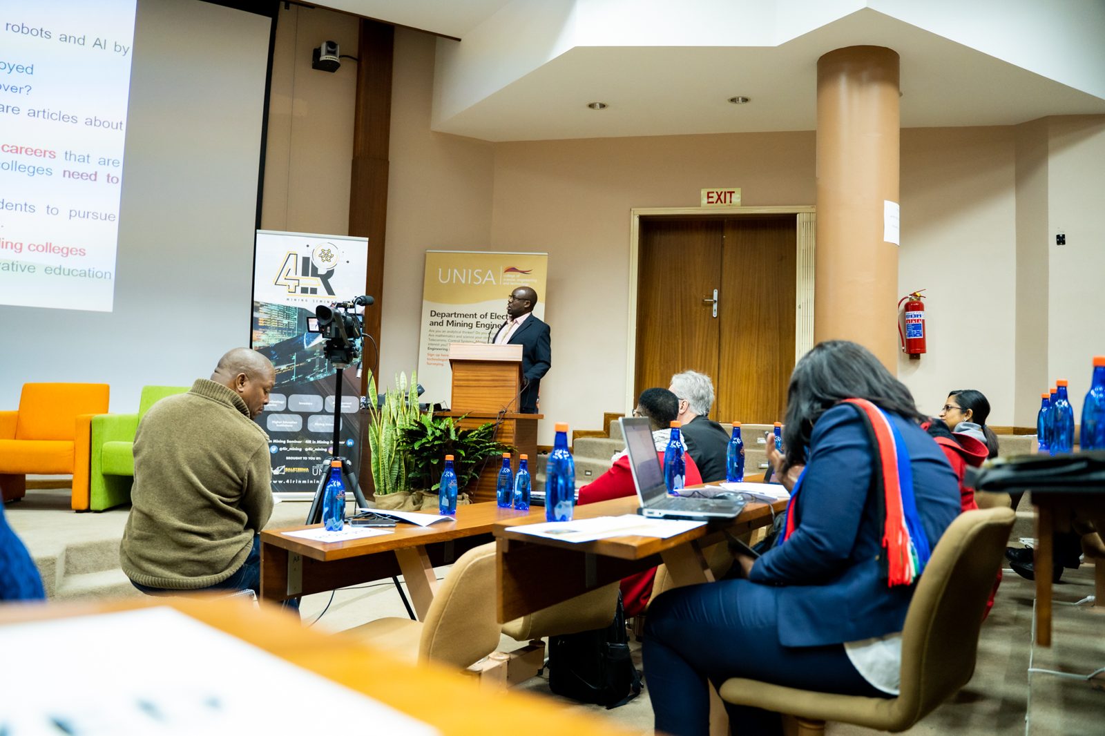Wide view of the seminar venue during a session